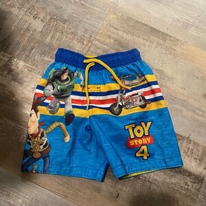 Disney Toy Story Yellow and Blue Kids' swim trunks